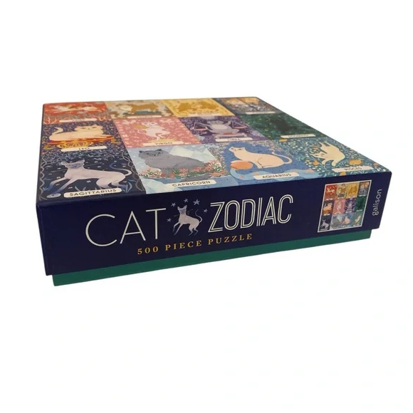 Cat Zodiac Puzzle - Like New - Picture 2 of 4